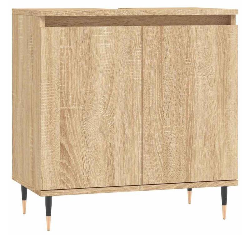 furnicato Badmöbel-Set Badschrank Sonoma-Eiche 58x33x60 cm Holzwerkstoff furnicato Badmöbel-Set Badschrank Sonoma-Eiche 58x33x60 cm Holzwerkstoff von furnicato