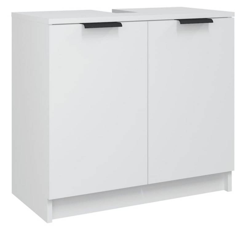 furnicato Badmöbel-Set Badschrank Weiß 64,5x33,5x59 cm Holzwerkstoff von furnicato