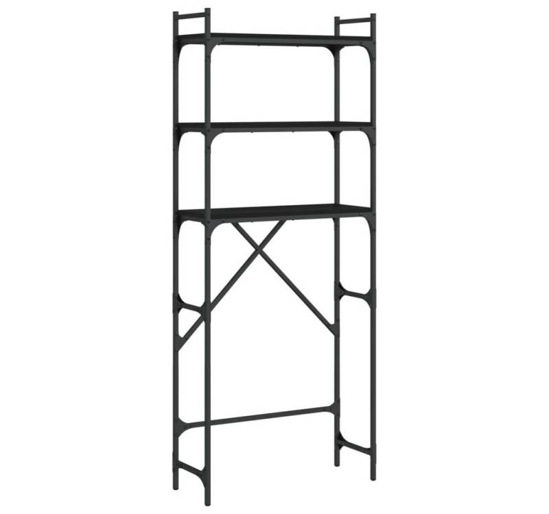 furnicato Badregal Waschmaschinenregal Schwarz 67x25x163 cm Holzwerkstoff, 1-tlg. furnicato Badregal Waschmaschinenregal Schwarz 67x25x163 cm Holzwerkstoff, 1-tlg. von furnicato