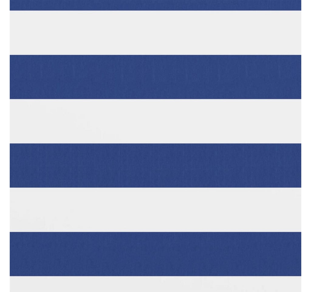 furnicato Balkonsichtschutz Balkon-Sichtschutz Weiß und Blau 120x300 cm Oxford-Gewebe (1-St) von furnicato