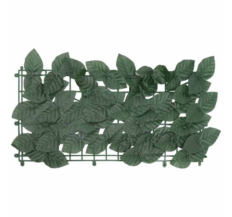 furnicato Balkonsichtschutz Balkon-Sichtschutz mit Dunkelgrünen Blättern 500x100 cm (1-St) von furnicato