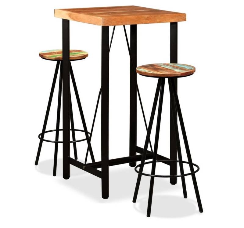 furnicato Bargruppe 3-tlg. Bar-Set Massivholz und Altholz, (1-tlg) von furnicato