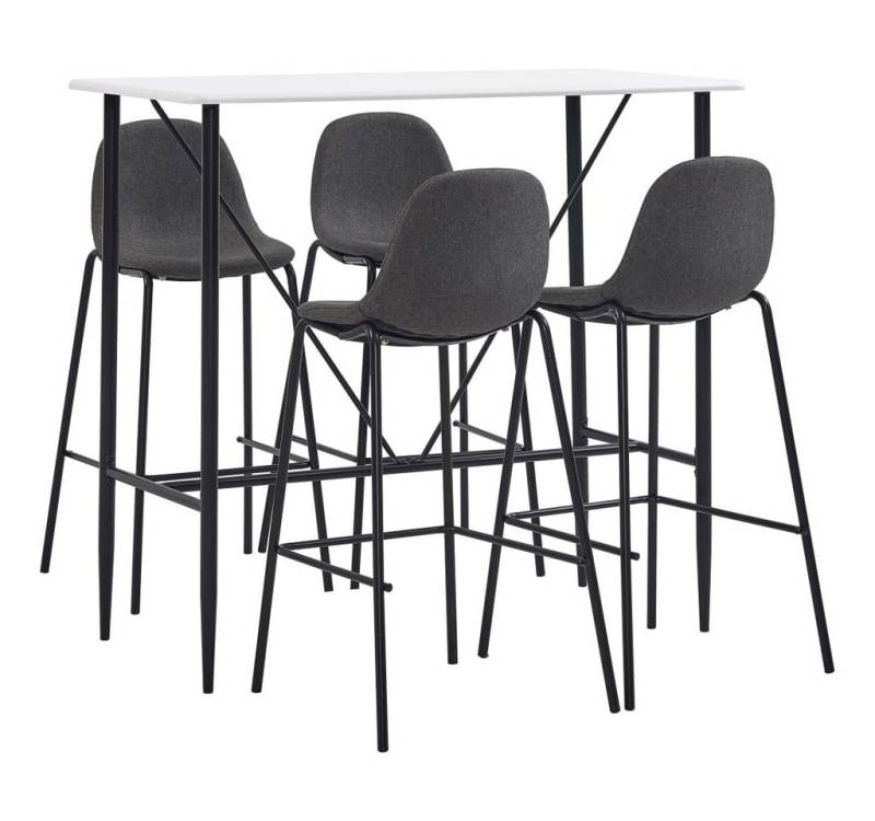 furnicato Bargruppe 5-tlg. Bar-Set Stoff Dunkelgrau, (1-tlg) von furnicato