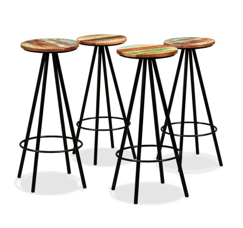 furnicato Barhocker 4 Stk. Massives Altholz (1 St) von furnicato