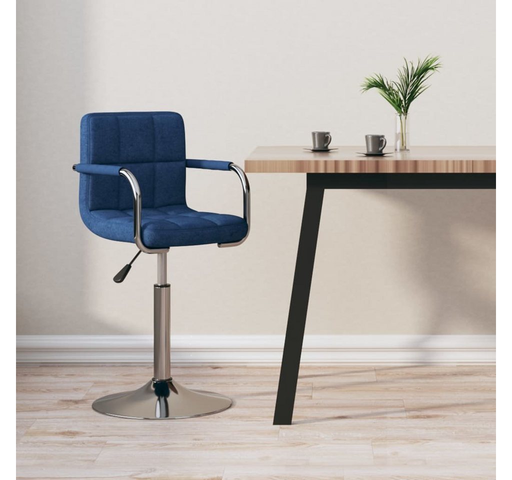 furnicato Barhocker Blau Stoff (1 St) von furnicato