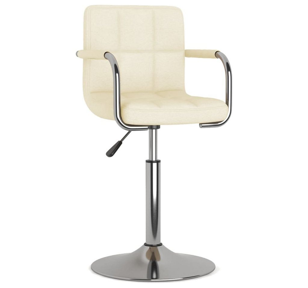 furnicato Barhocker Creme Stoff (1 St) von furnicato