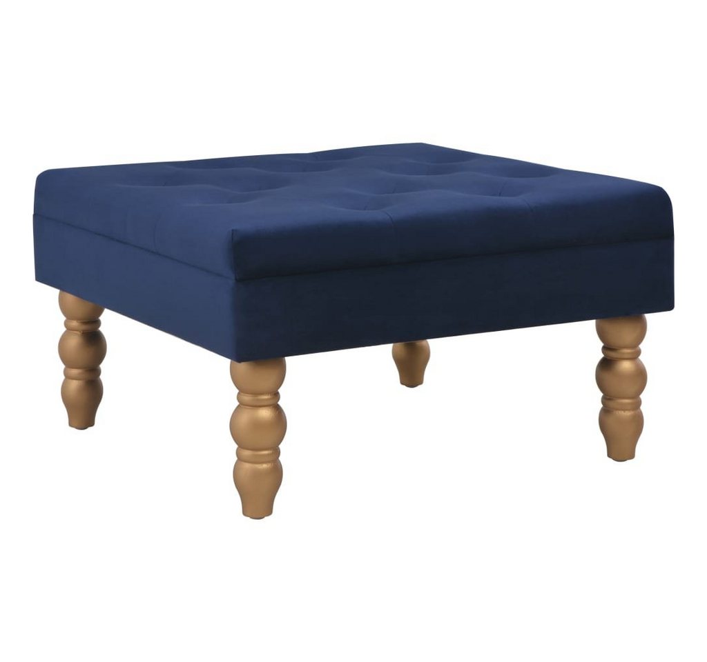 furnicato Barhocker Hocker Marineblau 60x60x36 cm Samt (1 St) von furnicato