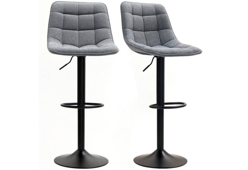 furnicato Barhocker Moderner Barhocker, 2er-Set drehbare Barstühle mit Rückenlehne, höh (1 St) von furnicato
