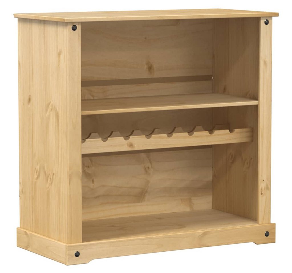 furnicato Barschrank Weinschrank Corona 107,5x51x105,5 cm Massivholz Kiefer (1-St) von furnicato