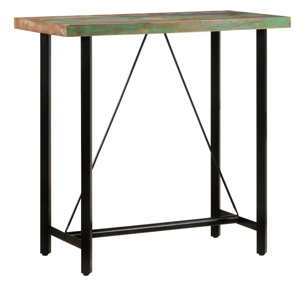 furnicato Bartisch 110x55x107 cm Altholz Massiv und Eisen (1-St) von furnicato