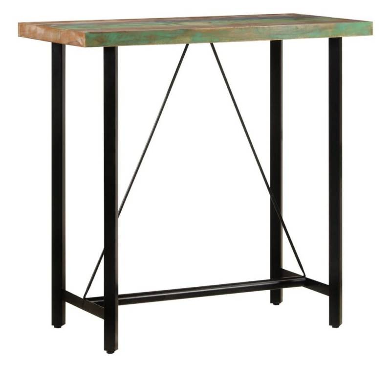 furnicato Bartisch 110x55x107 cm Altholz Massiv und Eisen (1-St) von furnicato