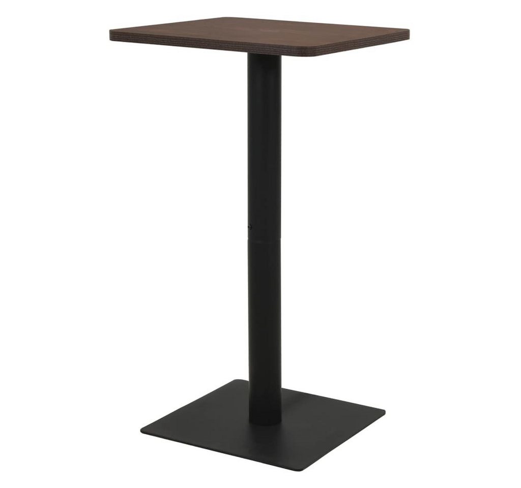 furnicato Bartisch Bistrotisch Dunkle Esche 50x50x107 cm (1-St) von furnicato