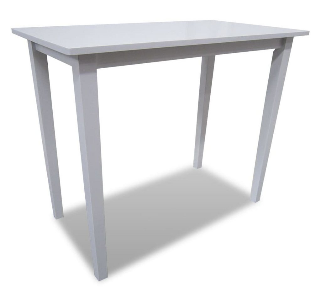 furnicato Bartisch Holz Weiß (1-St) von furnicato