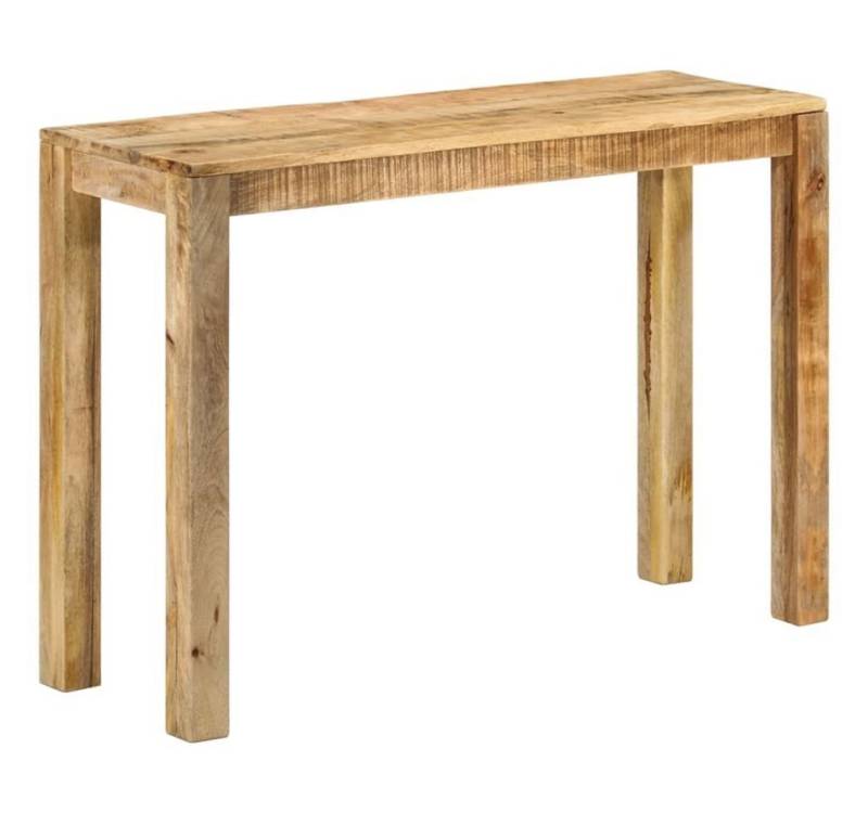 furnicato Bartisch Konsolentisch 110x35x76 cm Raues Mangoholz (1-St) von furnicato