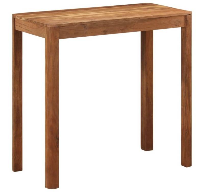 furnicato Bartisch Massivholz Massivholz Honigfarbenes Finish 110x55x106 cm (1-St) von furnicato