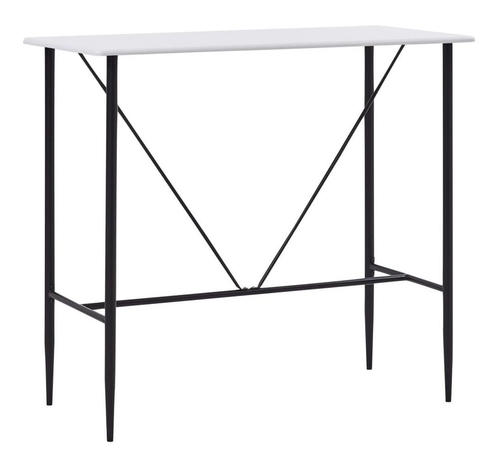 furnicato Bartisch Weiß 120 x 60 x 110 cm MDF (1-St) von furnicato