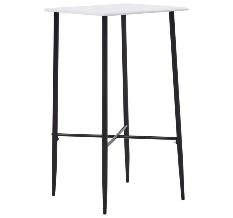 furnicato Bartisch Weiß 60 x 60 x 111 cm MDF (1-St) von furnicato