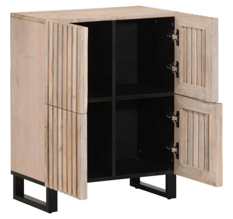 furnicato Beistellschrank Sideboard 60x34x75 cm Massivholz (1-St) von furnicato