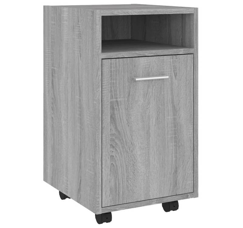furnicato Beistellschrank mit Rollen Grau Sonoma 33x38x60cm Holzwerkstoff (1-St) von furnicato
