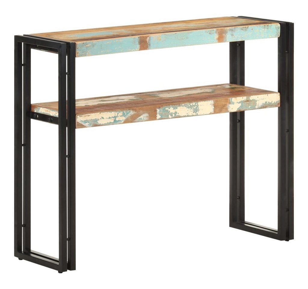 furnicato Beistelltisch Konsolentisch 90x30x75 cm Altholz Massiv (1-St) von furnicato