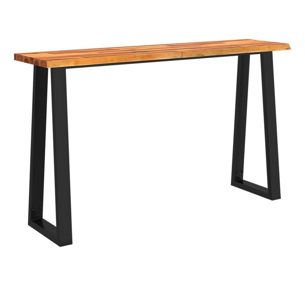 furnicato Beistelltisch Konsolentisch Baumkante 140x40x80 cm Massivholz (1-St) von furnicato