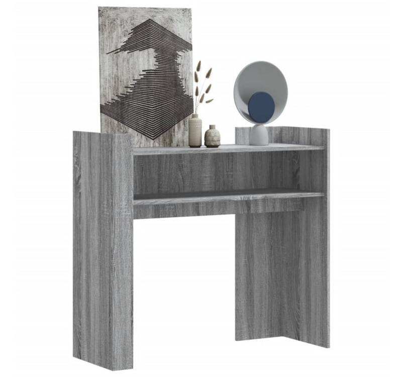 furnicato Beistelltisch Konsolentisch Grau Sonoma 100x35x90 cm Holzwerkstoff (1-St) von furnicato