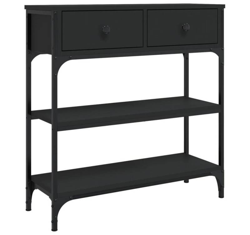 furnicato Konsolentisch Schwarz 72,5x25x75 cm Holzwerkstoff (1-St) von furnicato