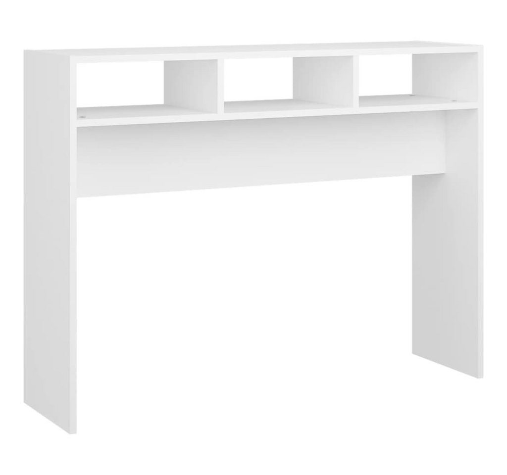 furnicato Beistelltisch Konsolentisch Weiß 105x30x80 cm Holzwerkstoff (1-St) von furnicato