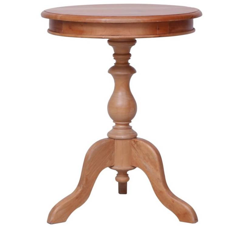 furnicato Beistelltisch Natur 50 x 50 x 65 cm Massivholz Mahagoni (1-St) von furnicato