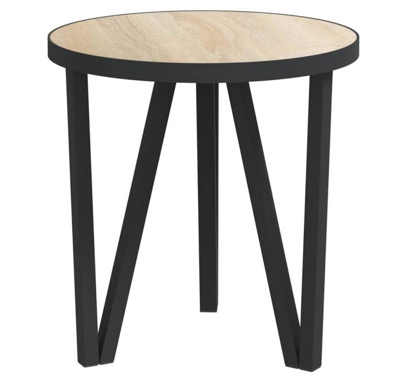 furnicato Beistelltisch Sonoma-Eiche Ø35 cm MDF (1-St) von furnicato