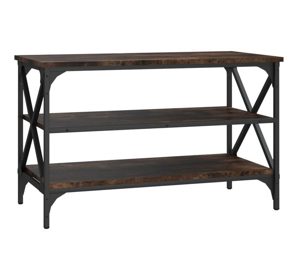 furnicato Beistelltisch TV-Schrank Räuchereiche 80x40x50 cm Holzwerkstoff (1-St) von furnicato
