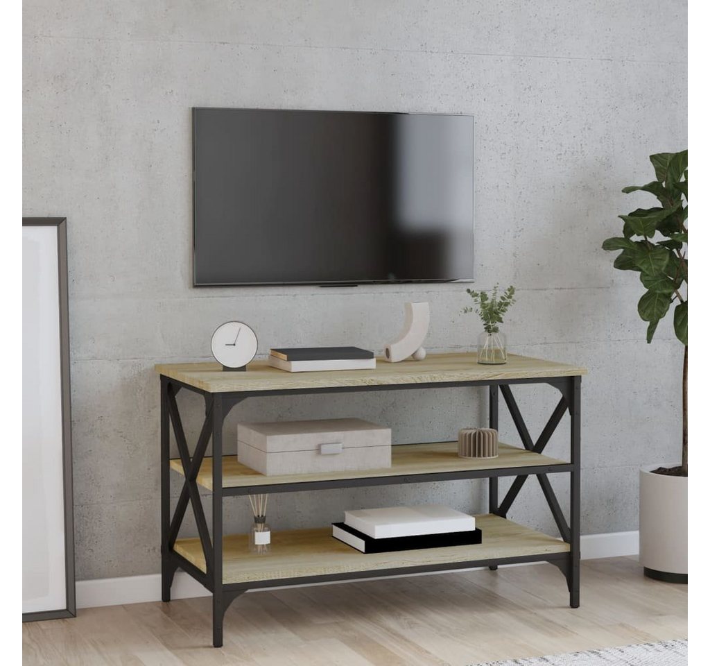 furnicato Beistelltisch TV-Schrank Sonoma-Eiche 80x40x50 cm Holzwerkstoff (1-St) von furnicato