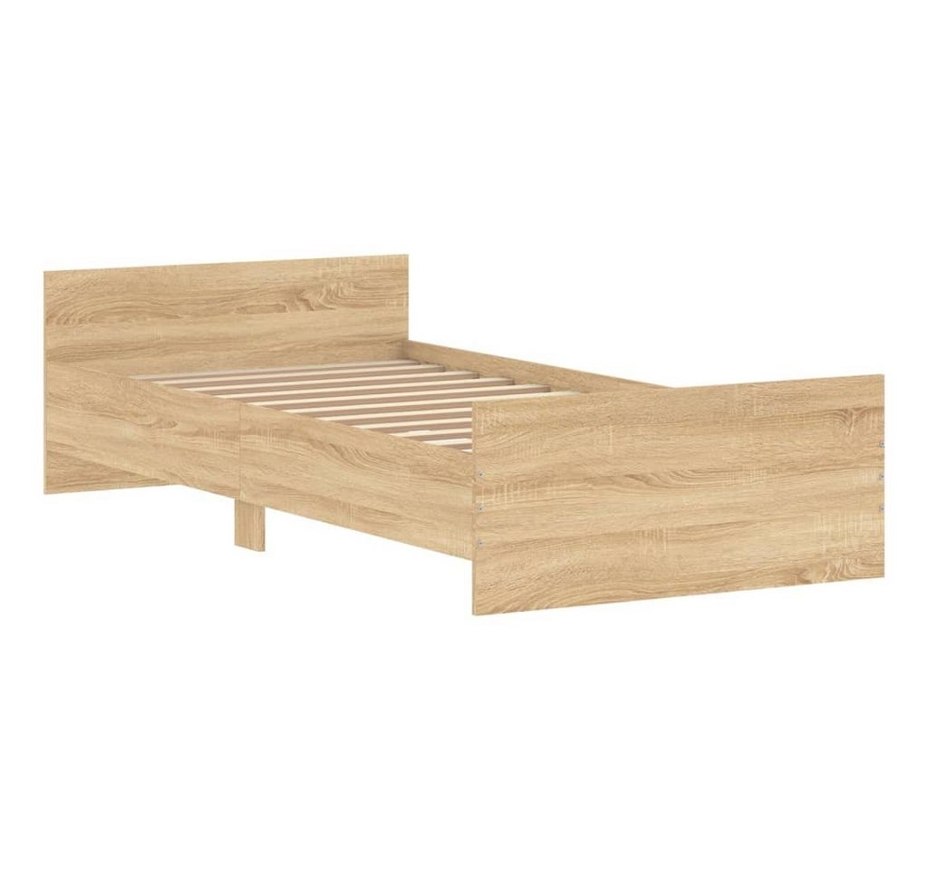 furnicato Bettgestell ohne Matratze Sonoma-Eiche 90x190 cm Holzwerkstoff (1-tlg) furnicato Bettgestell ohne Matratze Sonoma-Eiche 90x190 cm Holzwerkstoff (1-tlg) von furnicato