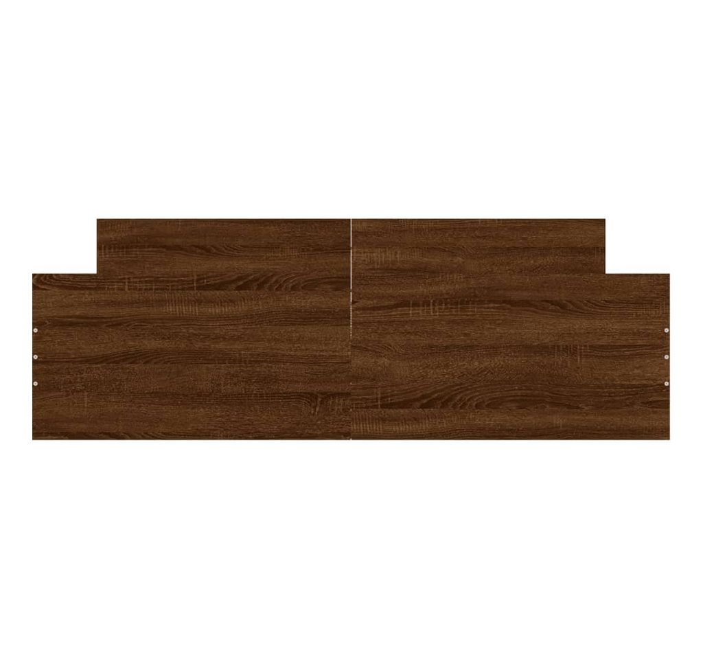 furnicato Bettgestell mit Kopf- und Fußteil Braun Eiche 140x200 cm (1-tlg) furnicato Bettgestell mit Kopf- und Fußteil Braun Eiche 140x200 cm (1-tlg) von furnicato