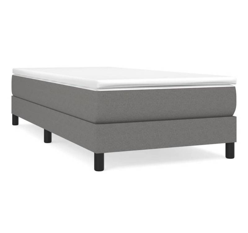 furnicato Bett Bettgestell ohne Matratze Dunkelgrau 80x200 cm Stoff von furnicato