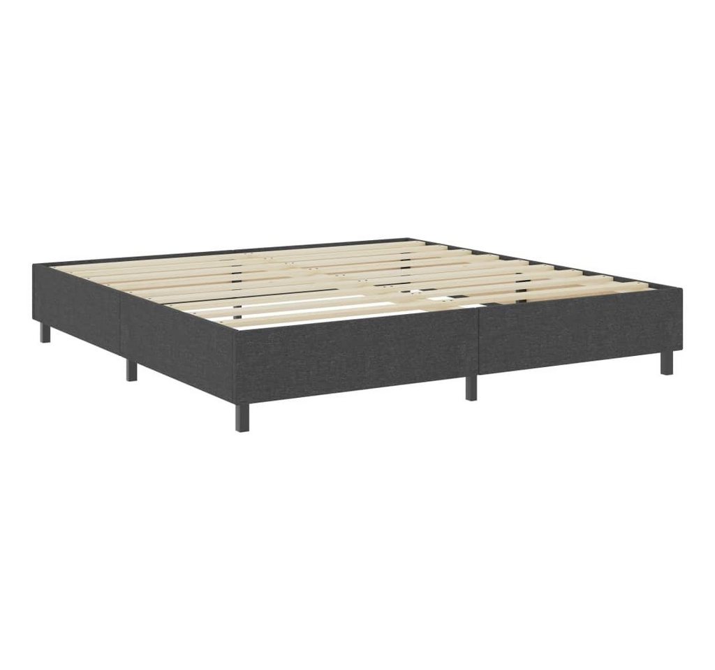furnicato Bett Boxspringbett Dunkelgrau Stoff 200x200 cm (1-tlg) von furnicato
