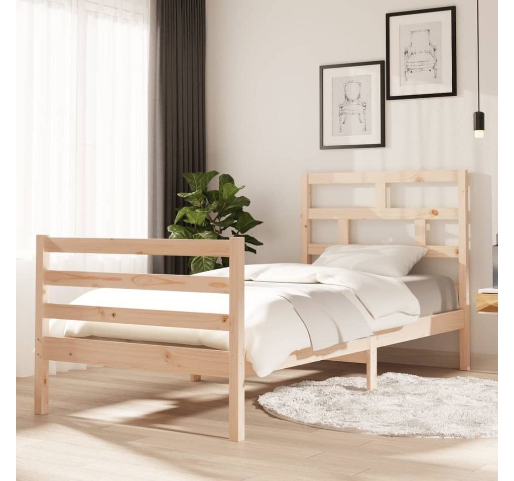 furnicato Bett Massivholzbett Kiefer 90x200 cm von furnicato