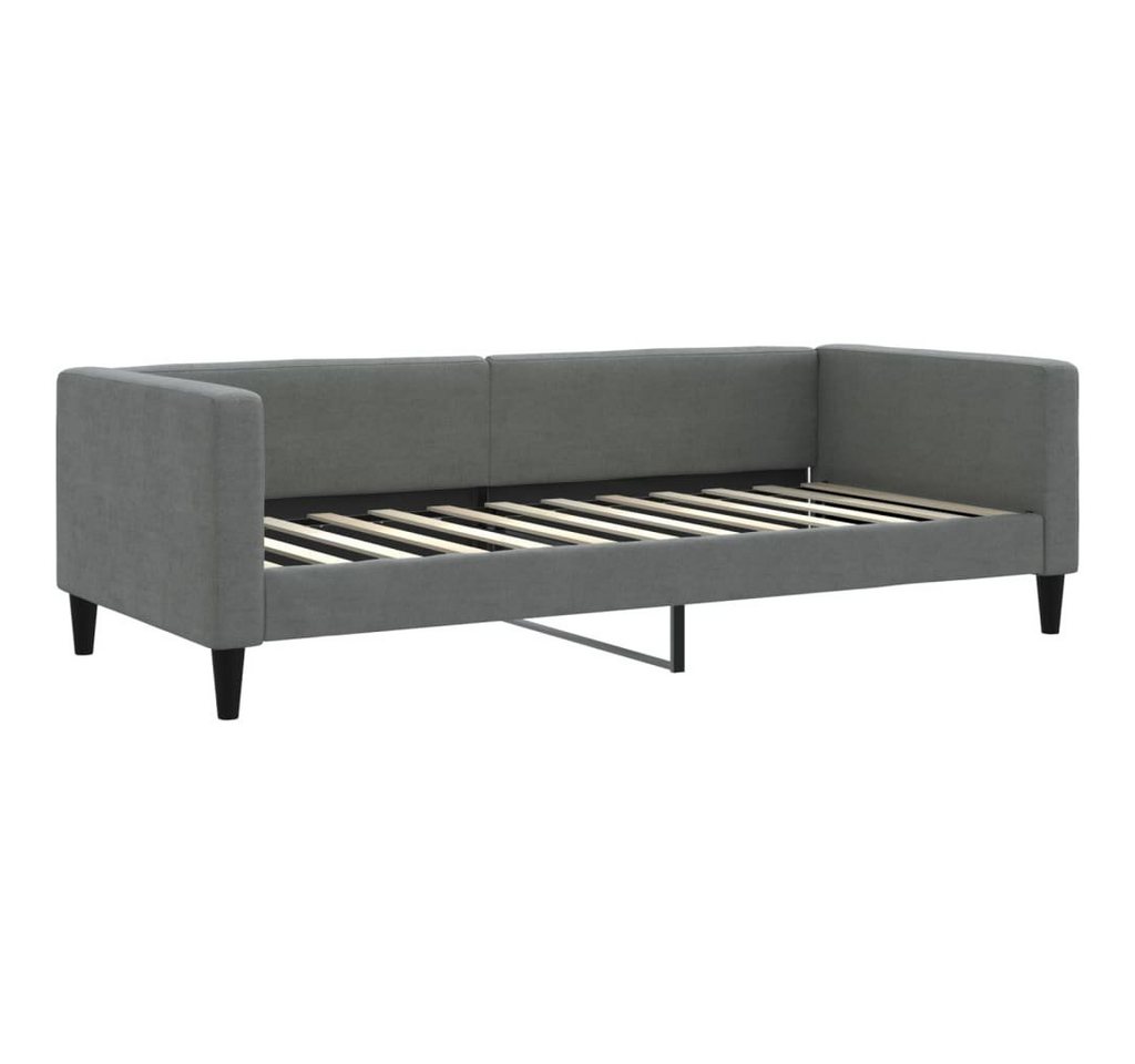 furnicato Bett Tagesbett Dunkelgrau 90x200 cm Stoff (1-tlg) von furnicato