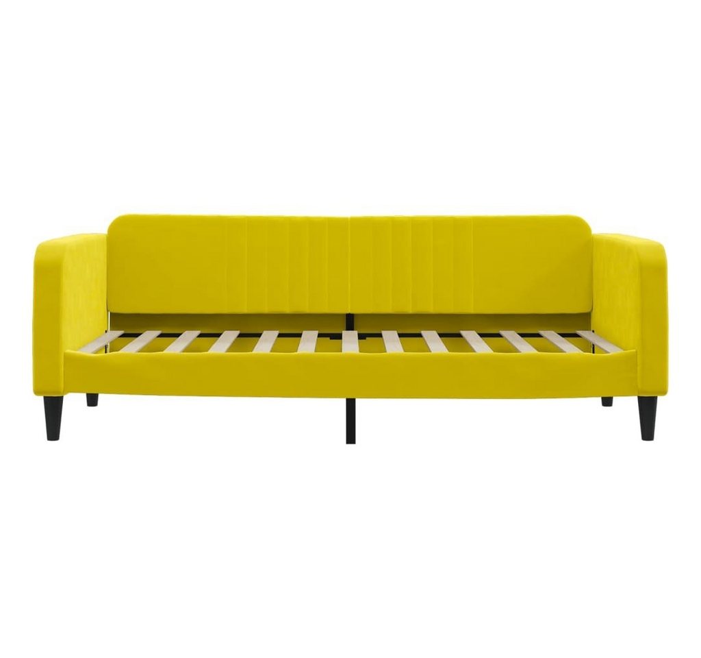 furnicato Bett Tagesbett Gelb 90x200 cm Samt (1-tlg) furnicato Bett Tagesbett Gelb 90x200 cm Samt (1-tlg) von furnicato