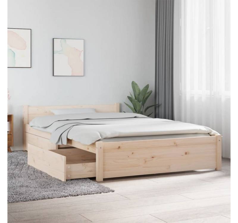 furnicato Bettgestell Bett mit Schubladen 120x190 cm furnicato Bettgestell Bett mit Schubladen 120x190 cm von furnicato