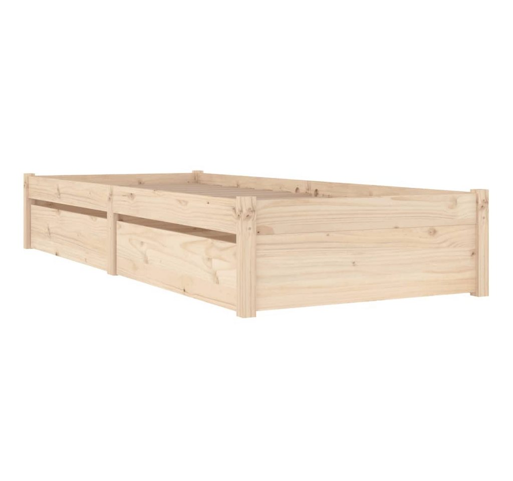 furnicato Bettgestell Bett mit Schubladen 90x200 cm (1-tlg) von furnicato