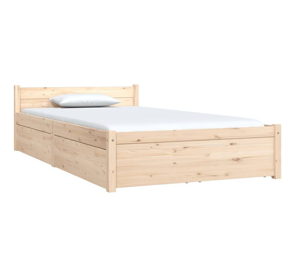furnicato Bettgestell Bett mit Schubladen 90x200 cm (1-tlg) von furnicato