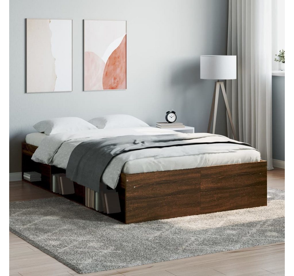 furnicato Bettgestell Braun Eichen-Optik 120x190 cm furnicato Bettgestell Braun Eichen-Optik 120x190 cm von furnicato