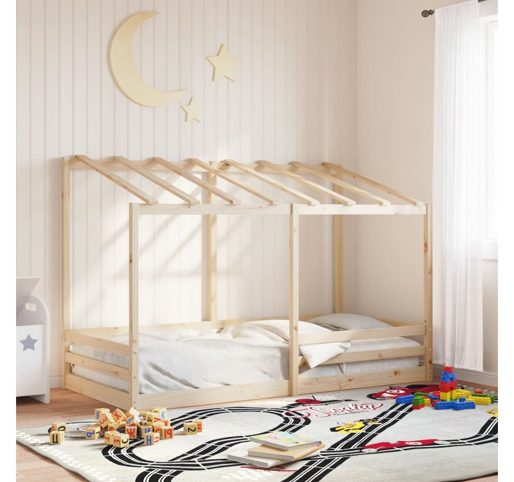 furnicato Bettgestell Kinderbett mit Dach 100x200 cm Massivholz Kiefer furnicato Bettgestell Kinderbett mit Dach 100x200 cm Massivholz Kiefer von furnicato