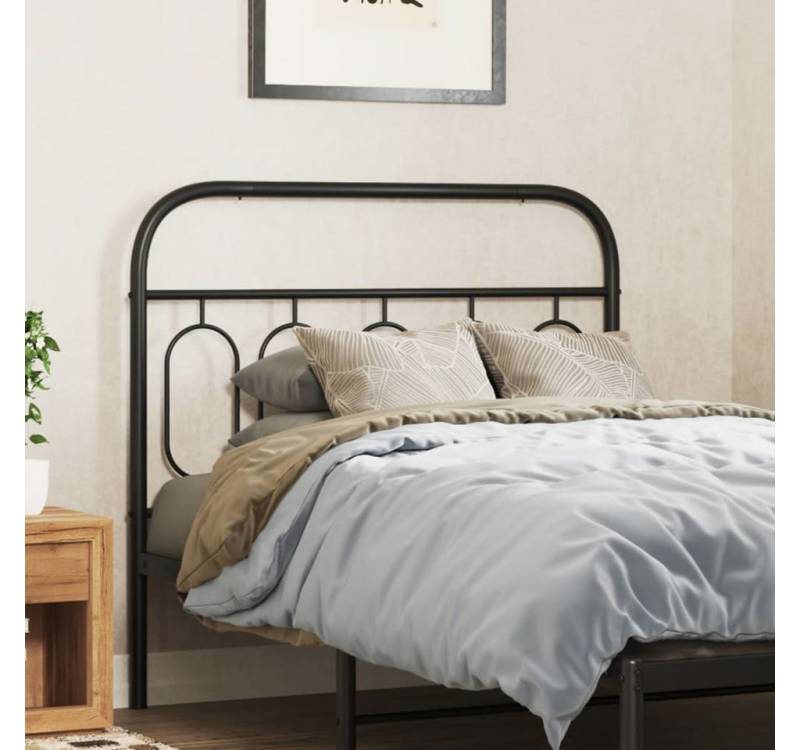 furnicato Bettgestell Kopfteil Metall Schwarz 100 cm furnicato Bettgestell Kopfteil Metall Schwarz 100 cm von furnicato