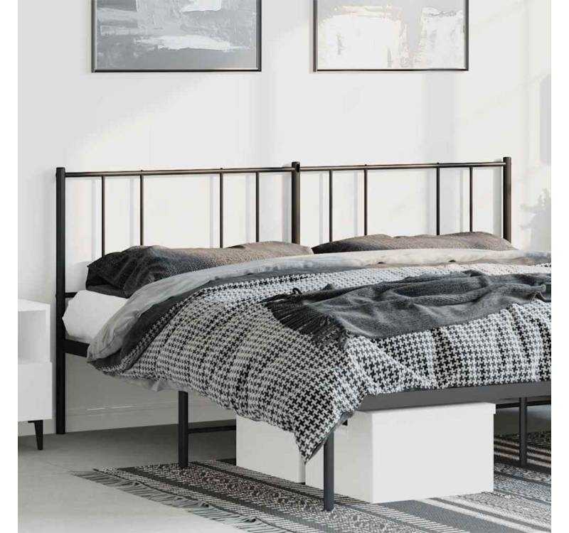 furnicato Bettgestell Kopfteil Metall Schwarz 180 cm furnicato Bettgestell Kopfteil Metall Schwarz 180 cm von furnicato