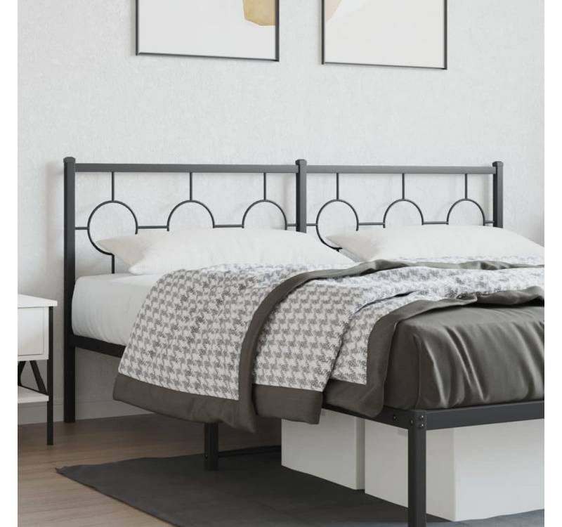 furnicato Bettgestell Kopfteil Metall Schwarz 180 cm furnicato Bettgestell Kopfteil Metall Schwarz 180 cm von furnicato