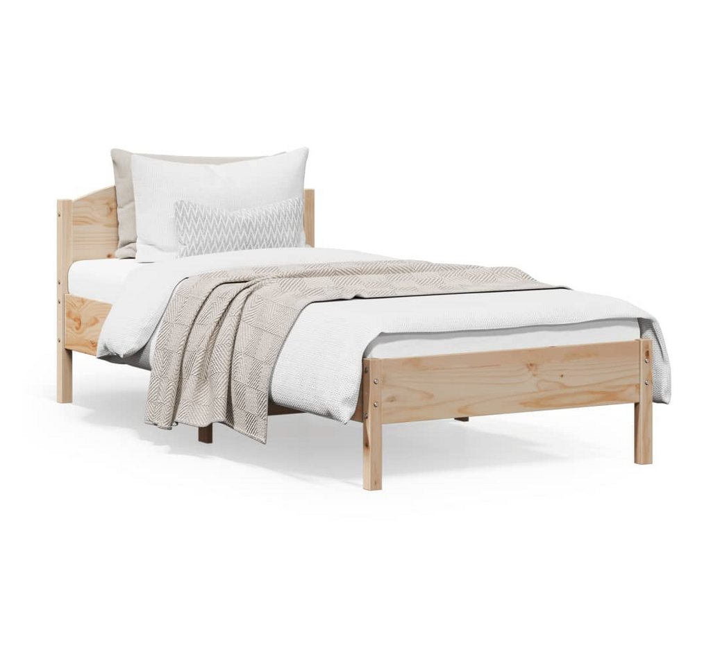 furnicato Bettgestell Massivholzbett ohne Matratze 100x200 cm Kiefernholz von furnicato