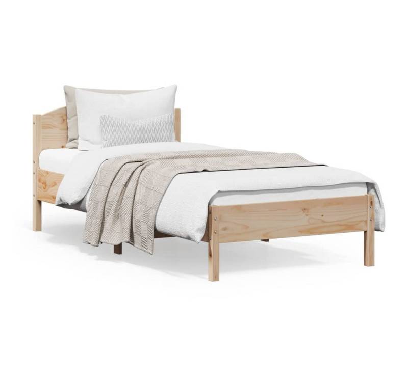 furnicato Bettgestell Massivholzbett ohne Matratze 100x200 cm Kiefernholz von furnicato