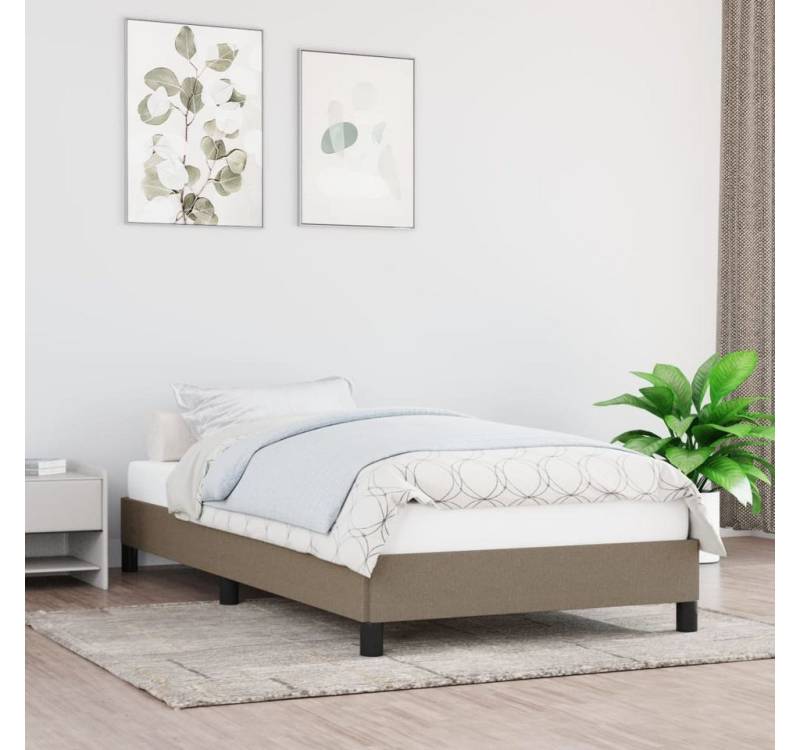 furnicato Bettgestell ohne Matratze Taupe 100x200 cm Stoff furnicato Bettgestell ohne Matratze Taupe 100x200 cm Stoff von furnicato